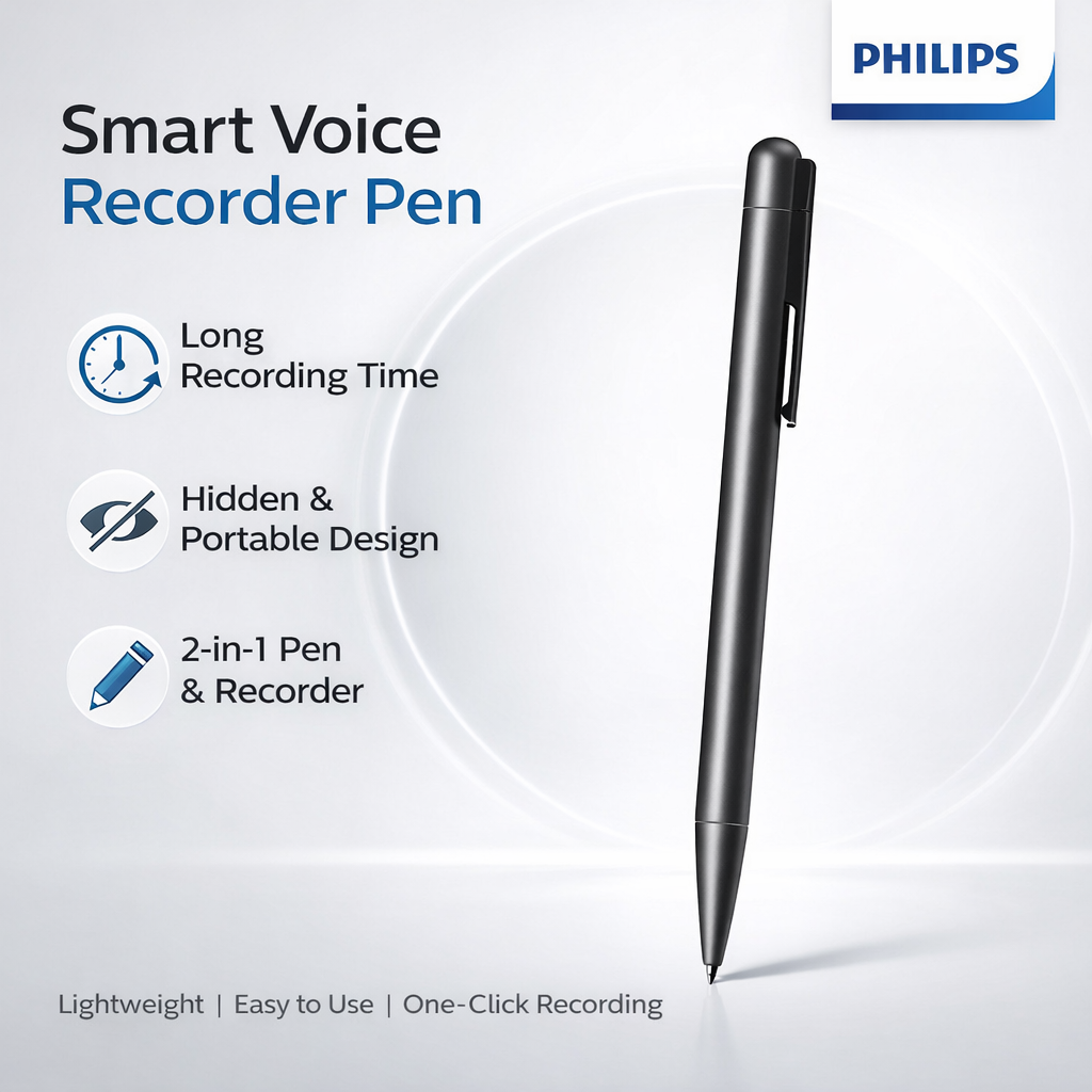 Voice Recorder Pen - Philips Voice Recorder Pen AI Smart