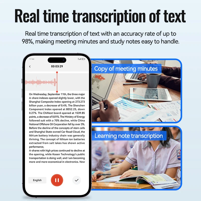 8-128GB Digital AI Voice Recor - огляд і ціна Voice Recorder Pen