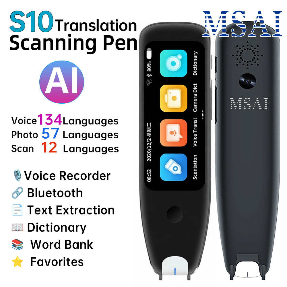 MSAI S10 Smart Scan Translator - огляд і ціна Voice Recorder Pen