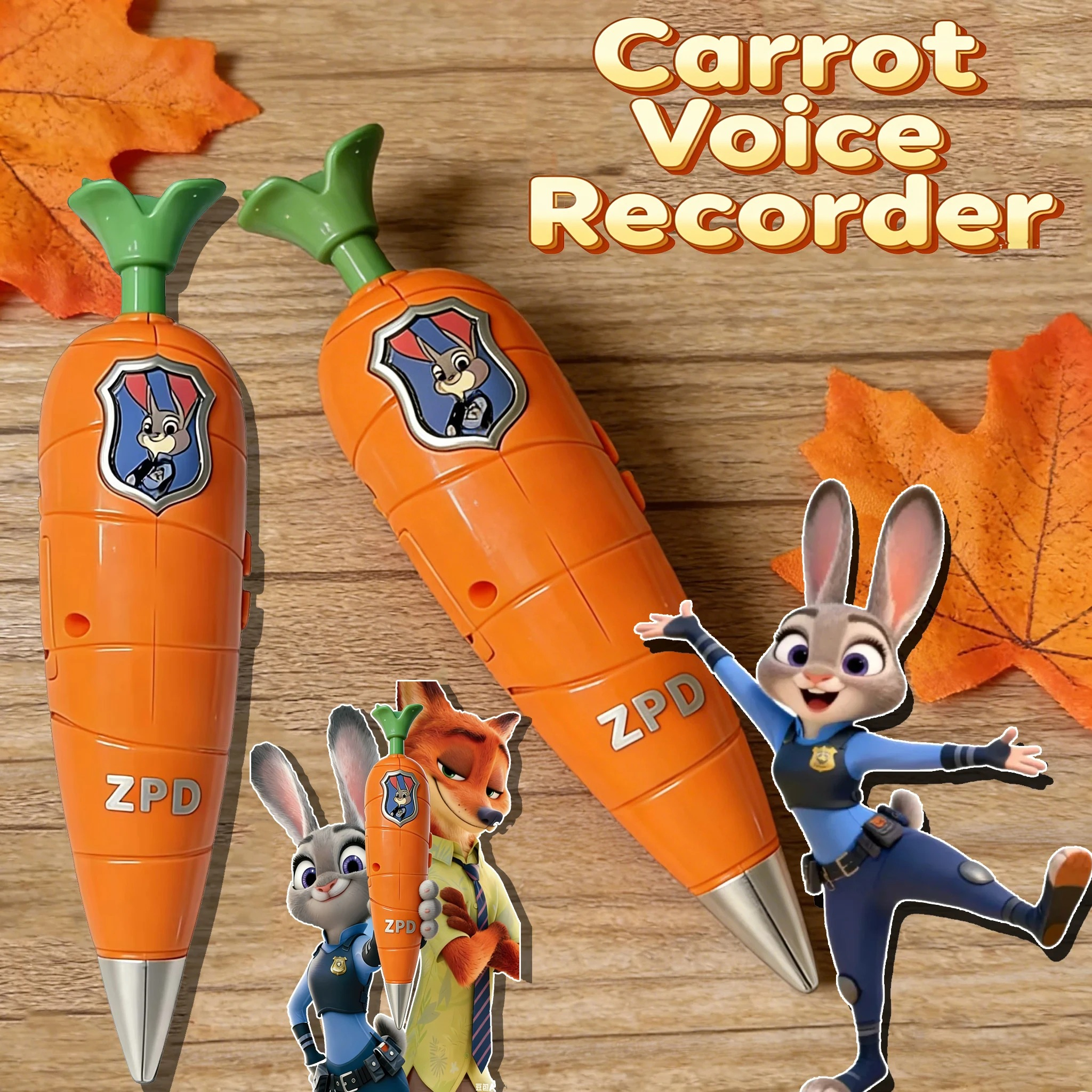 Hot Sale Disney Zootopia 2 Jud - огляд і ціна Voice Recorder Pen