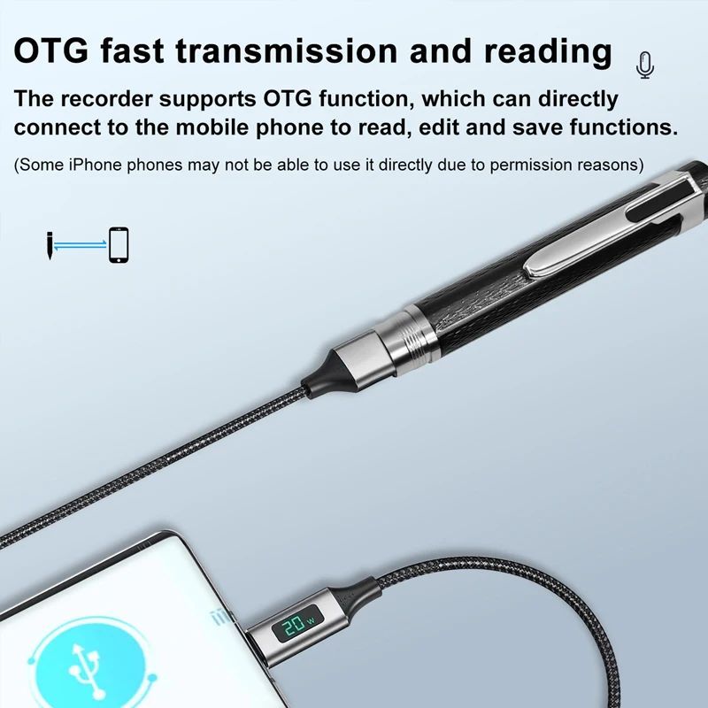 Portable Digital Voice Recorde - огляд і ціна Voice Recorder Pen